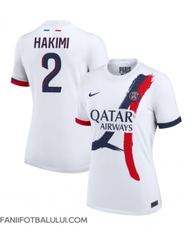 Paris Saint-Germain Achraf Hakimi #2 Tricou Fotbal Replică 2024-25 Femei Deplasare